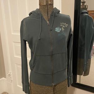 Green Maurices jacket with hood - XL